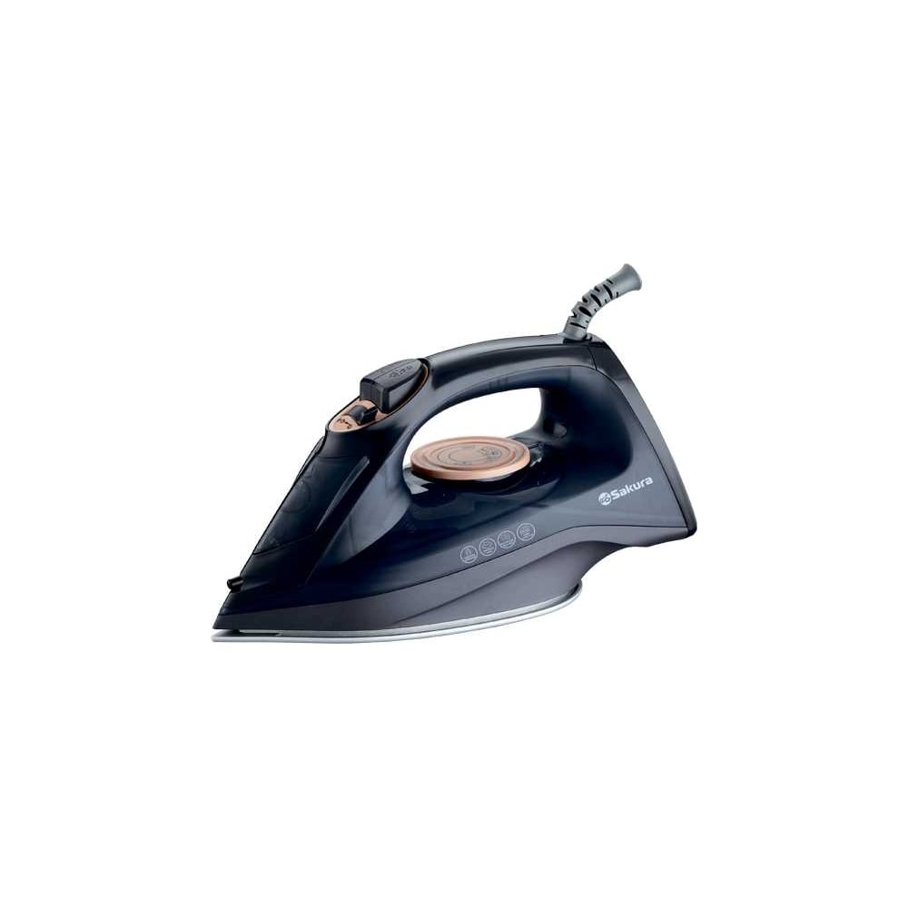 Изображение товара Электрический утюг SAKURA SA-3073CBK 2200 Вт с керамической подошвой и паровой функцией