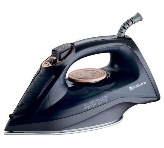 Изображение товара Утюг электро SAKURA SA-3073CBK 220мл 2200 Вт керам самоочист УТ000001979