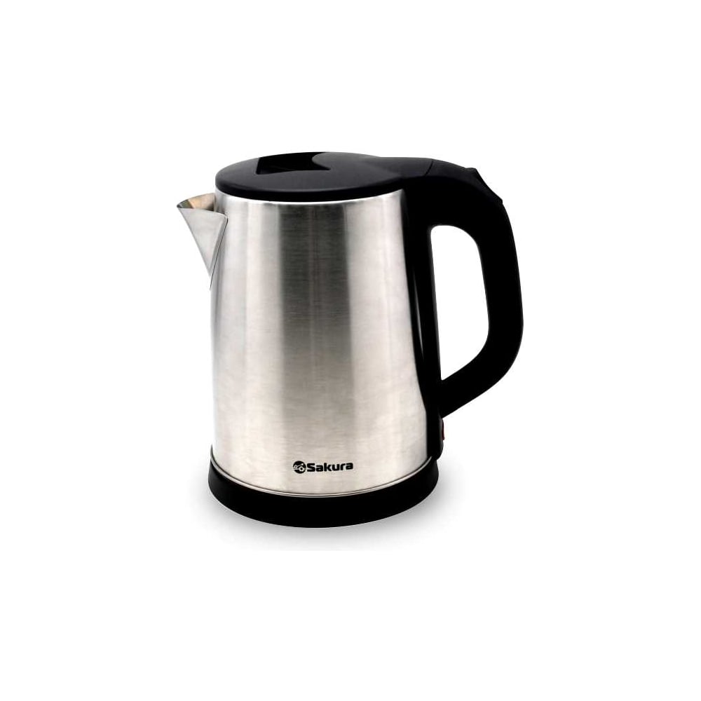 Изображение товара Электрический чайник SAKURA SA-2149 2 литра нержавеющая сталь стильный современный дизайн