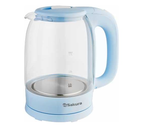 Изображение товара Чайник электрический SAKURA SA-2740BL (1.7) стекл подсв РТ-00070615