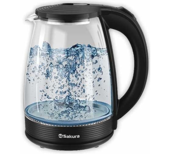 Изображение товара Чайник электрический SAKURA SA-2743BK (1.8) стекл чер подсв УТ000002513