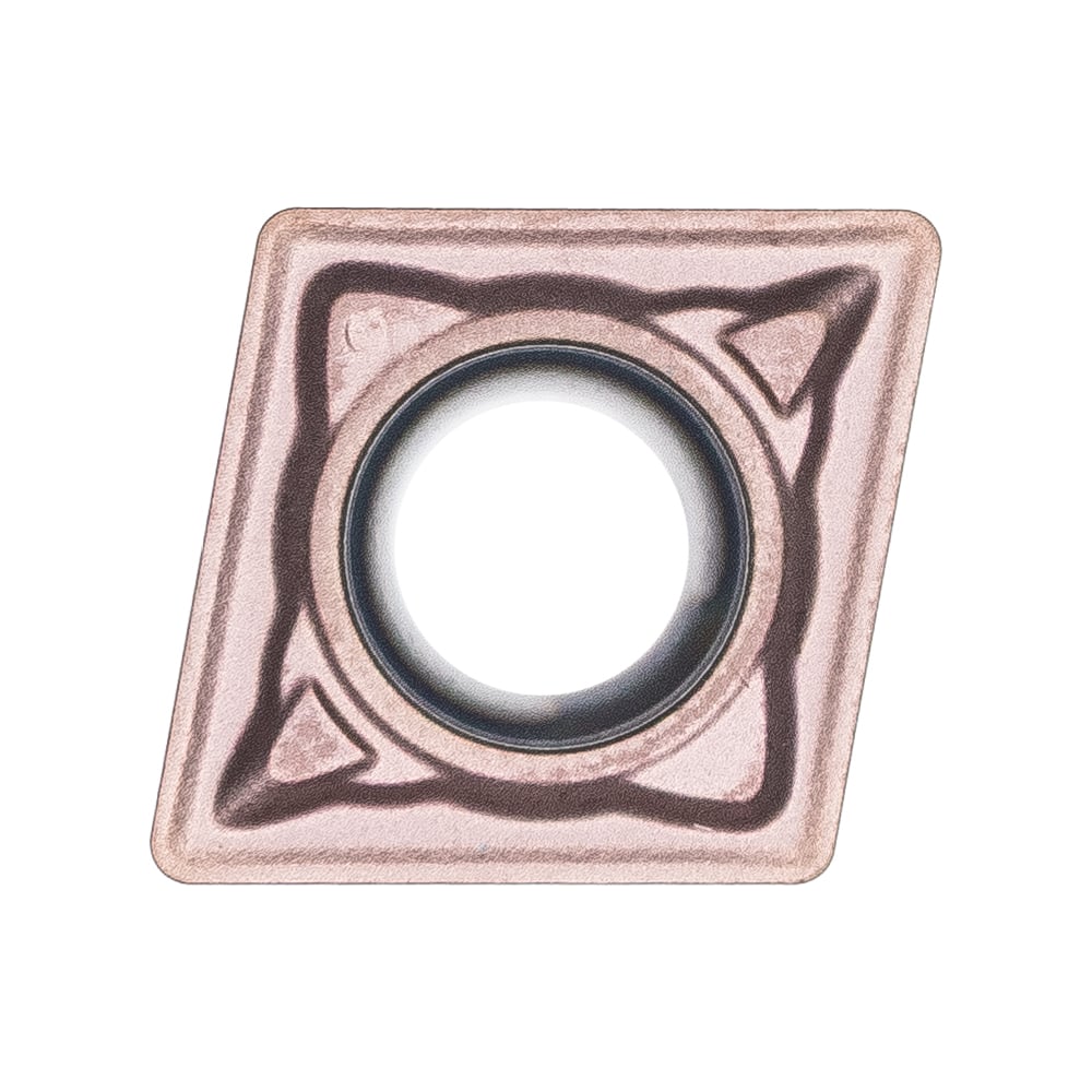 Изображение товара Пластина твердосплавная CCMT060204-MM 10 шт для обработки сталей