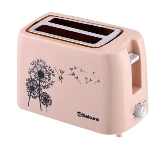 Изображение товара Тостер SAKURA SA-7608C 750Вт подогрев беж. РТ-00069893
