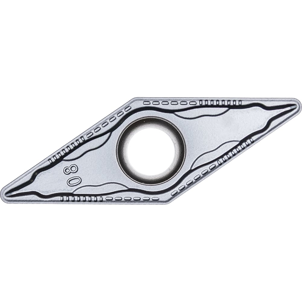 Изображение товара Пластина твердосплавная VBMT160408-MM, 10 шт для точной обработки стали