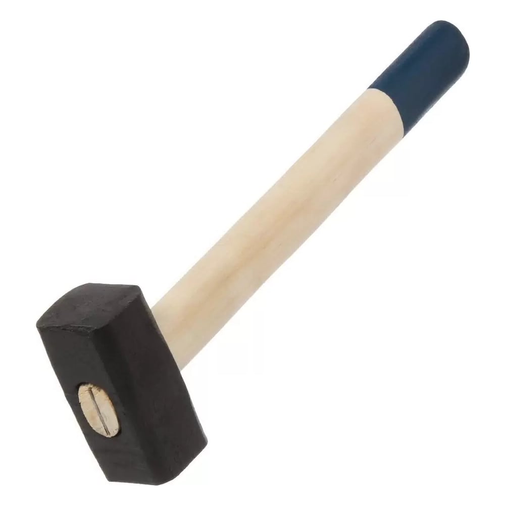 Изображение товара Кувалда BARTEX 2 кг кованая с деревянной рукоятью для бытовых и строительных работ