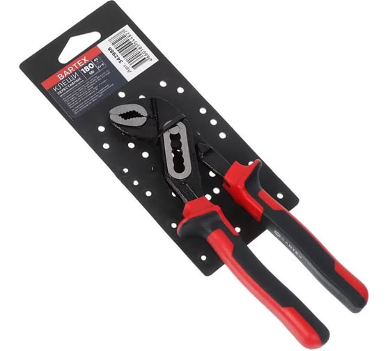 Изображение товара Клещи переставные BARTEX рук двухкомп, полированные, 180 мм 342988