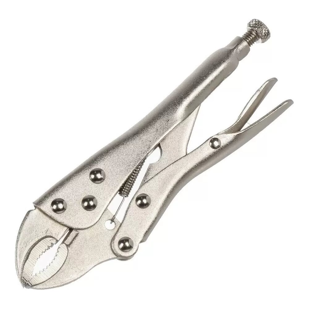 Изображение товара Зажим ручной BARTEX 180 мм полукруглый захват для домашней и профессиональной работы