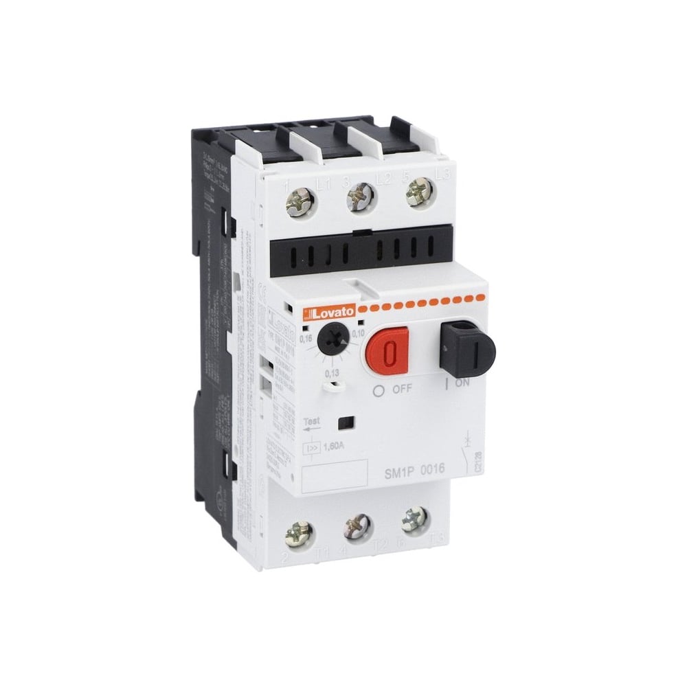 Изображение товара Автомат защиты двигателя LOVATO Electric SM1P 1-1,6A SM1P0160