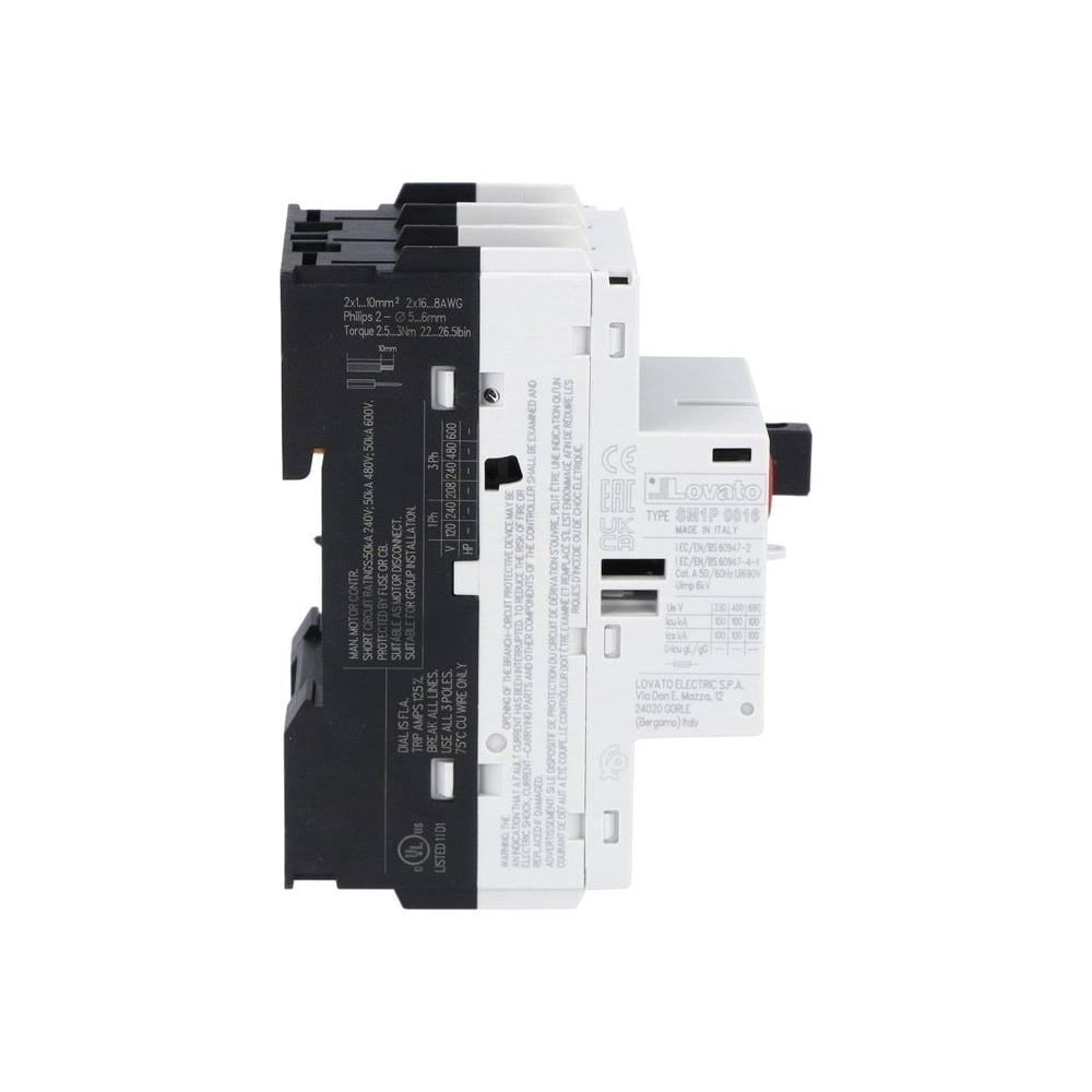 Изображение товара Автомат защиты двигателя LOVATO Electric SM1P 20-25A SM1P2500