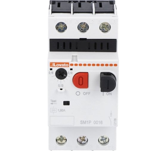 Изображение товара Автомат защиты двигателя LOVATO Electric SM1P 0,4-0,63A SM1P0063