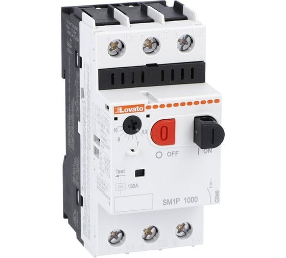 Изображение товара Автомат защиты двигателя LOVATO Electric SM1P 6,3-10A SM1P1000