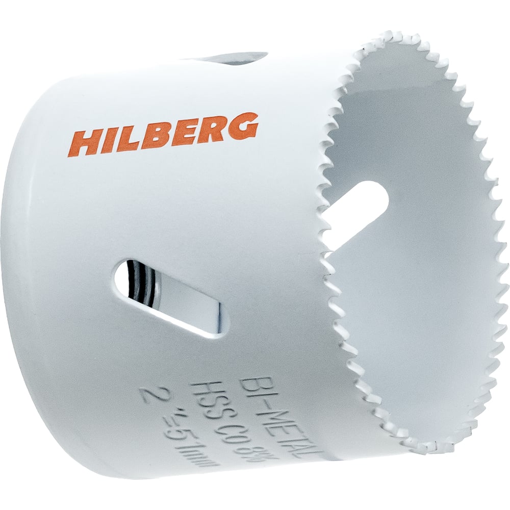 Изображение товара Коронка биметаллическая по металлу 51 мм Hilberg Мелкий зуб Изображение товара Коронка биметаллическая по металлу 51 мм Hilberg Мелкий зуб