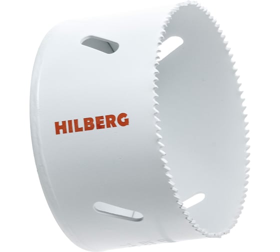 Изображение товара Коронка биметаллическая по металлу Hilberg 76мм, мелкий зуб, Bi-Metal Cobalt 8 (М42), CMS076