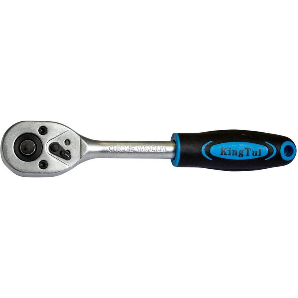 Изображение товара Реверсивная трещотка KingTul 3/8 вертикальная с 24 зубами и антикоррозийным покрытием