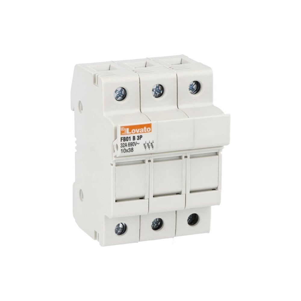 Изображение товара Dержатель предохранителей LOVATO 3P FB01B3P DIN-rail