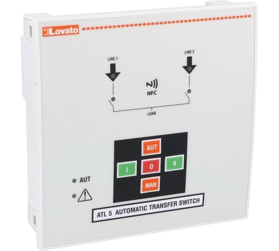 Изображение товара Контроллер автоматического ввода резерва LOVATO Electric AUT. ТРАНСФОРМ.ER ПЕРЕКЛ. 144X144 110-240VAC ATL500
