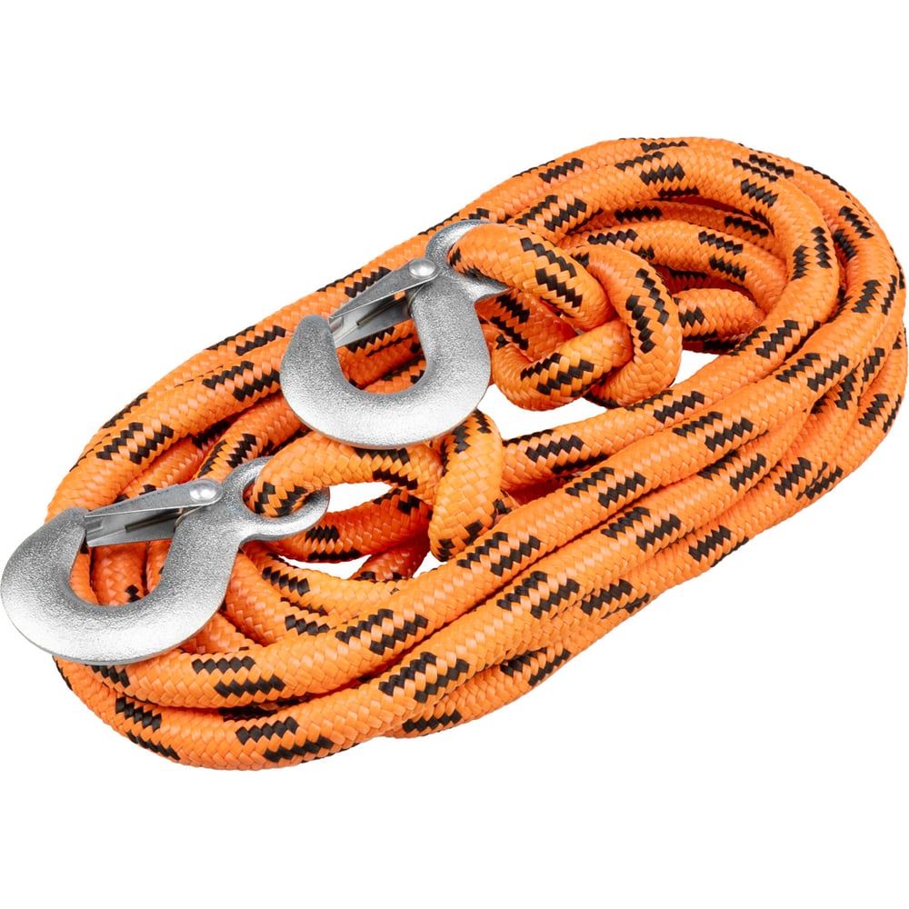 Изображение товара Трос веревочный SKYWAY 8т 5м 2 крюка СИБИРСКИЙ