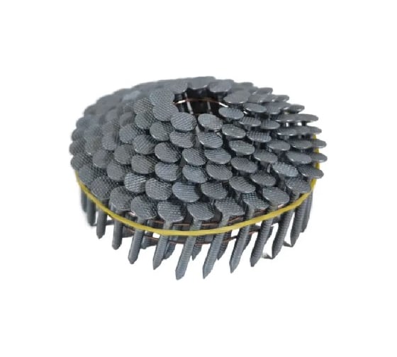 Изображение товара Гвозди кровельные КОРДЛЕНД 9 000 шт.(75 кассет по 120 шт) Ø 3,1 мм, длина 22 мм, Ø шляпки 10 мм, ершеные, оц. GBK-00001.75