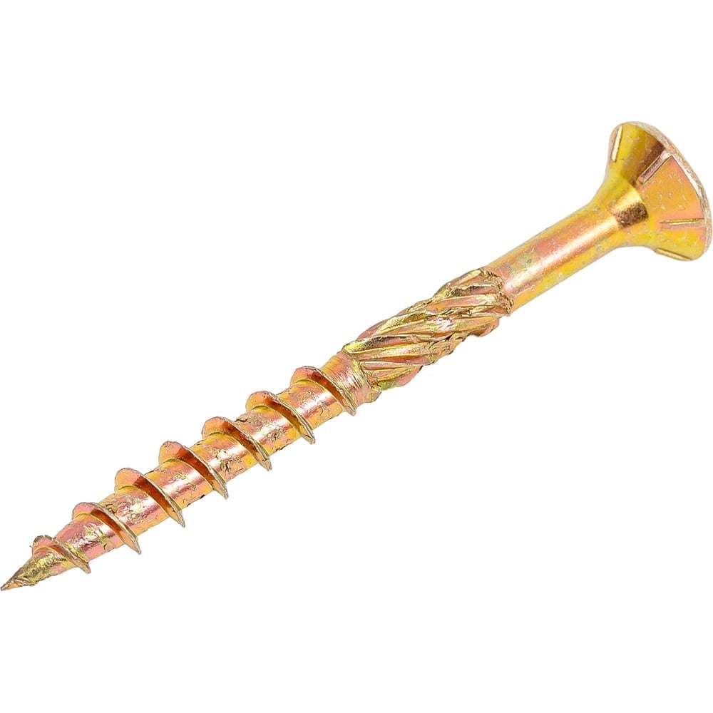 Изображение товара Саморезы конструкционные КРЕП-КОМП потай Torx желтый цинк 3.5х60 мм 500 шт