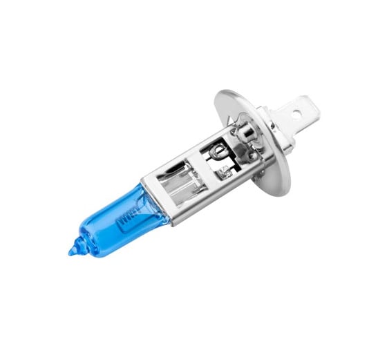 Изображение товара Автолампа SKYWAY H1 P14,5s 24V 100W 850Лм +30% XENON WHITE  СПУТНИК 4700К Теплая белая, пластиковый кейс комп.2шт S09101090