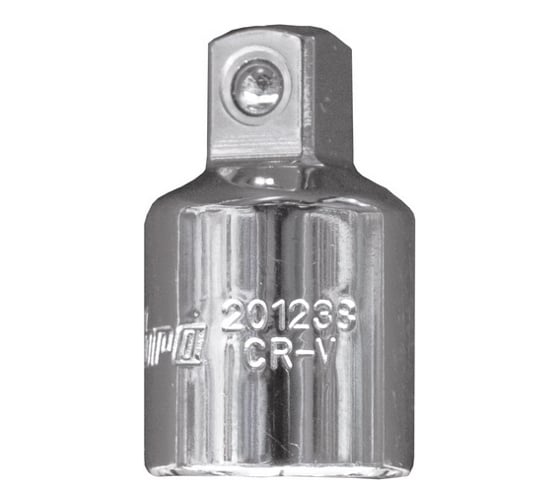 Изображение товара Переходник с F 1/2" DR на M 3/8" DR для торцевых головок Ombra 201238