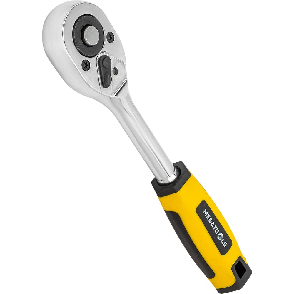 Изображение товара Трещотка реверсивная с резиновой рукояткой 3/8" MEGATOOLS MT-80234(63404)
