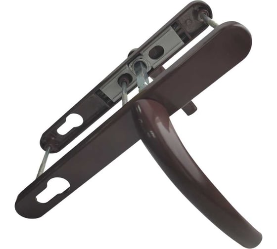 Изображение товара Гарнитур нажимной подпружиненный МЕТИЗИК АГАТ 26/92/10 коричневый Метизик 8603.05