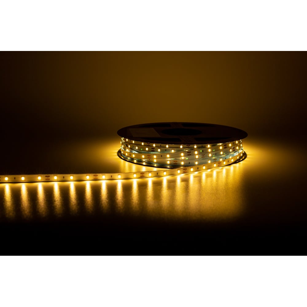 Изображение товара Светодиодная лента Сириус А 12В 2835 IP20 50м теплый белый 4,8Вт