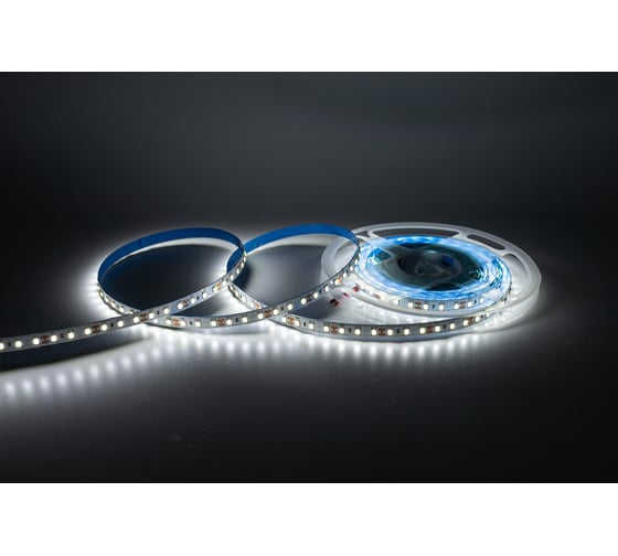 Изображение товара Светодиодная лента 12В 2835(120LED) IP20 9,6Вт 6000К 5м СириусА SLS-12V-IP20-9,6W-2835-6K-5m