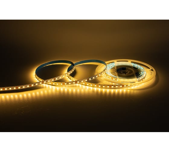 Изображение товара Светодиодная лента Сириус А 12В 2835(120LED) IP20 9,6Вт 3000К 5м SLS-12V-IP20-9,6W-2835-3K-5m