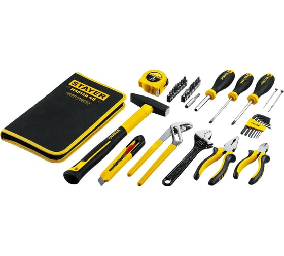 Изображение товара Универсальный набор инструмента для дома STAYER Master-40 40 предм. 22052-H40