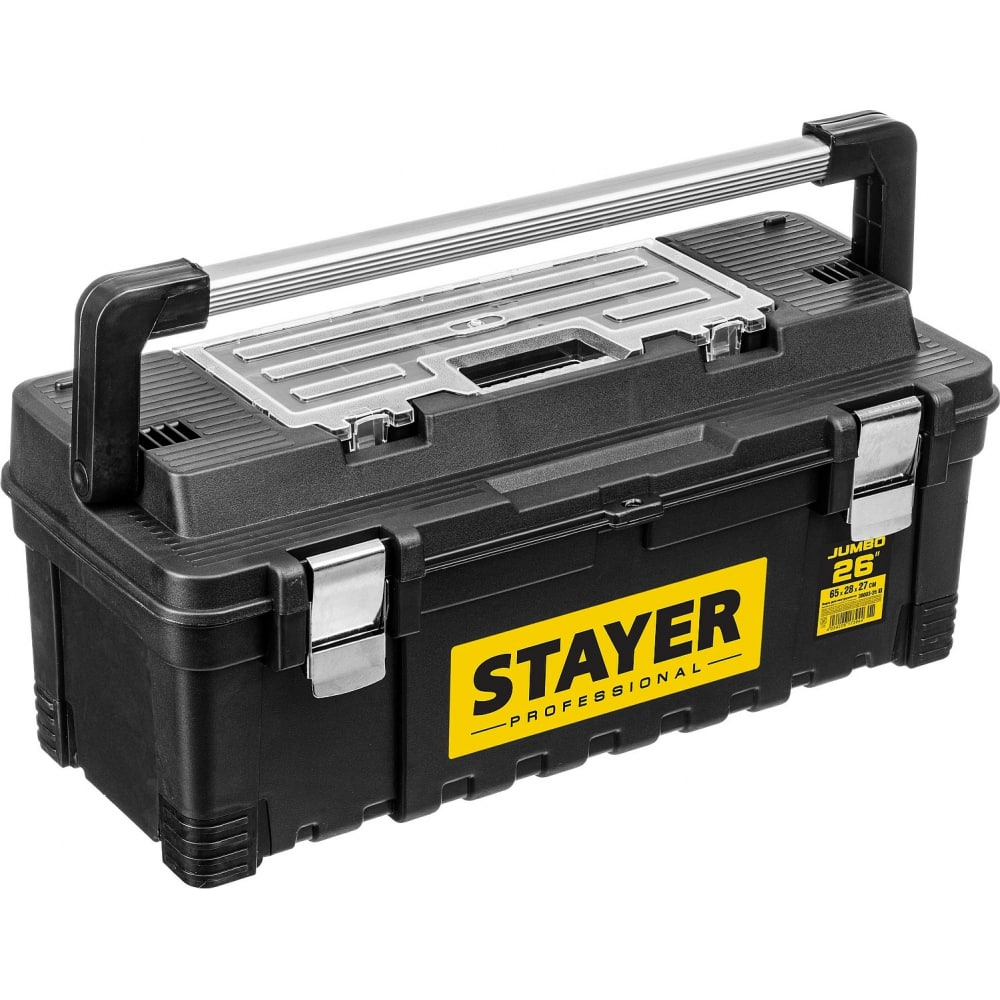 Пластиковый ящик для инструмента STAYER ключ трещотка stayer professional 27786 1 2