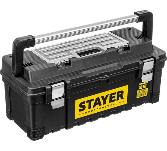 Изображение товара Ящик для инструмента STAYER JUMBO-26 пластиковый 38003-26_z01