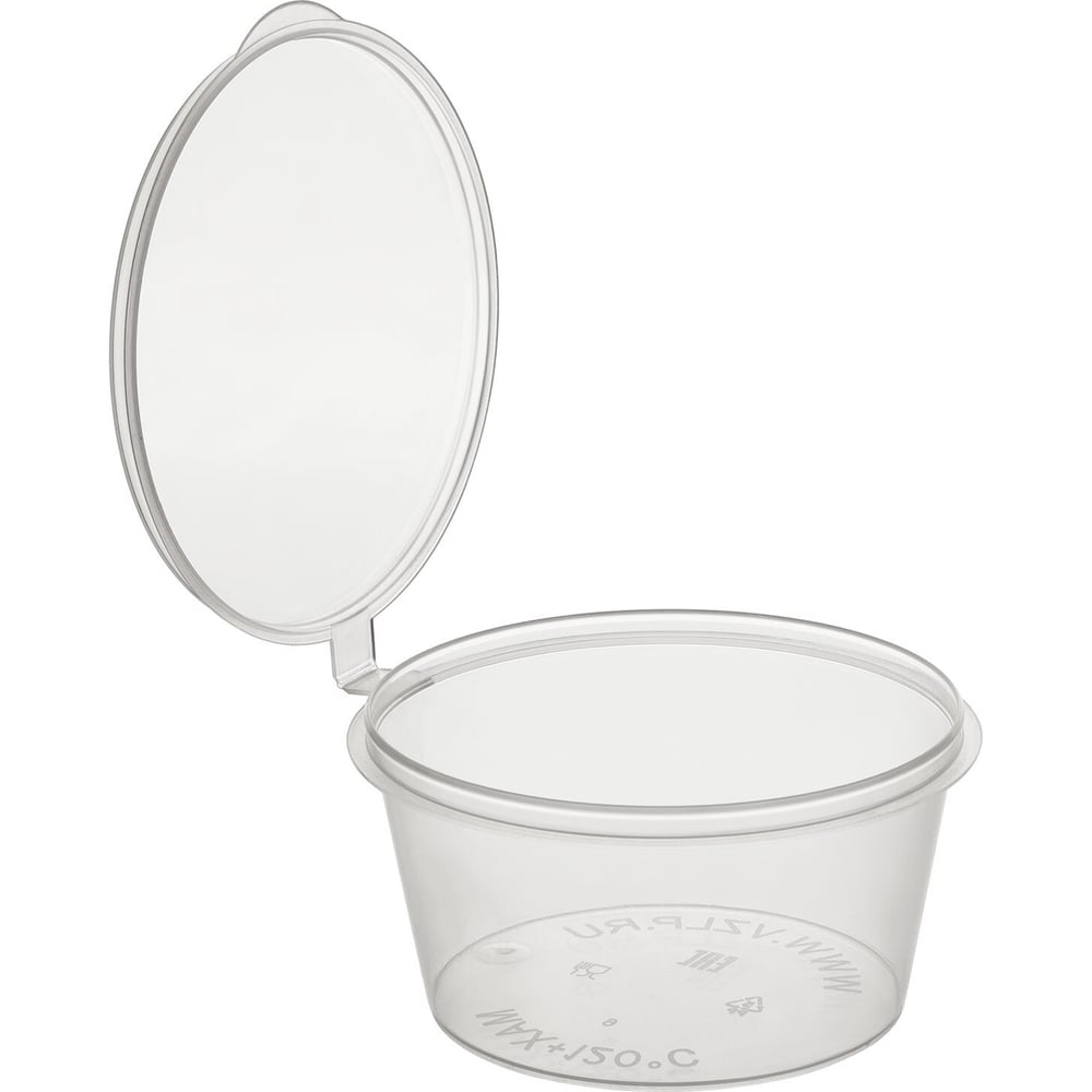 Изображение товара Одноразовый соусник ОФИСМАГ 80 мл со съемной крышкой прозрачный 960 шт