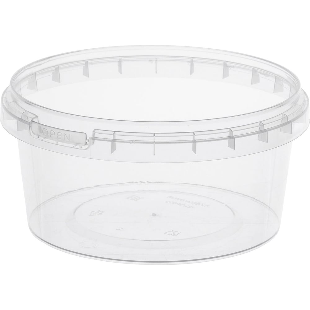 Изображение товара Банка 500 мл с крышкой ОФИСМАГ, диаметр 122 мм, прозрачная