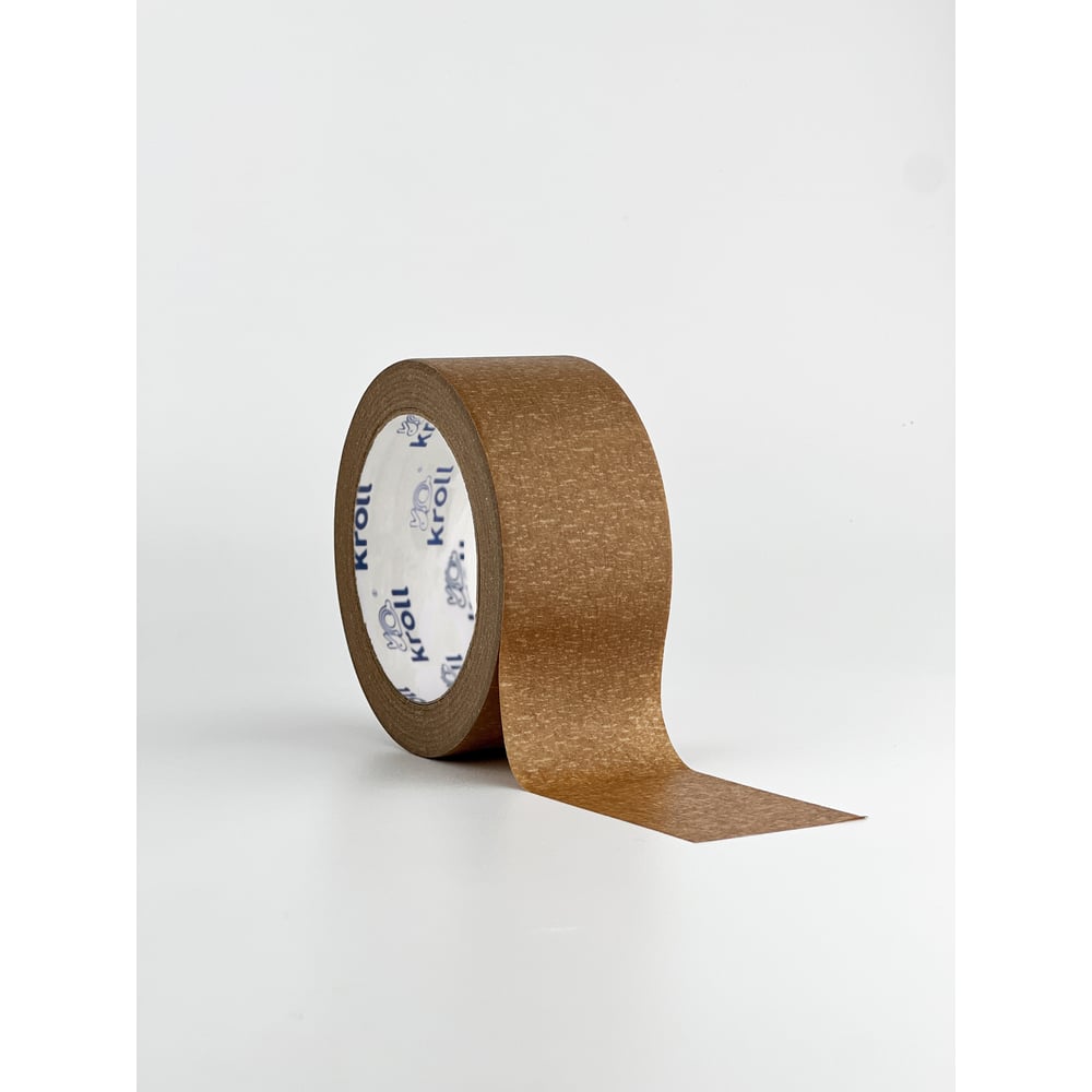 Изображение товара Крепп скотч KROLL 38 мм ширина 40 м длина, 24 рулона, коричневый