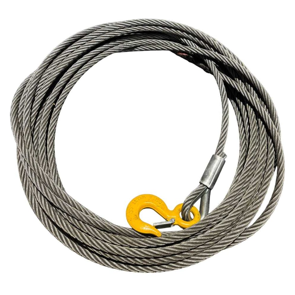 Изображение товара Канат из стали Сталь-91 диаметр 16 мм длина 20 метров с крюком