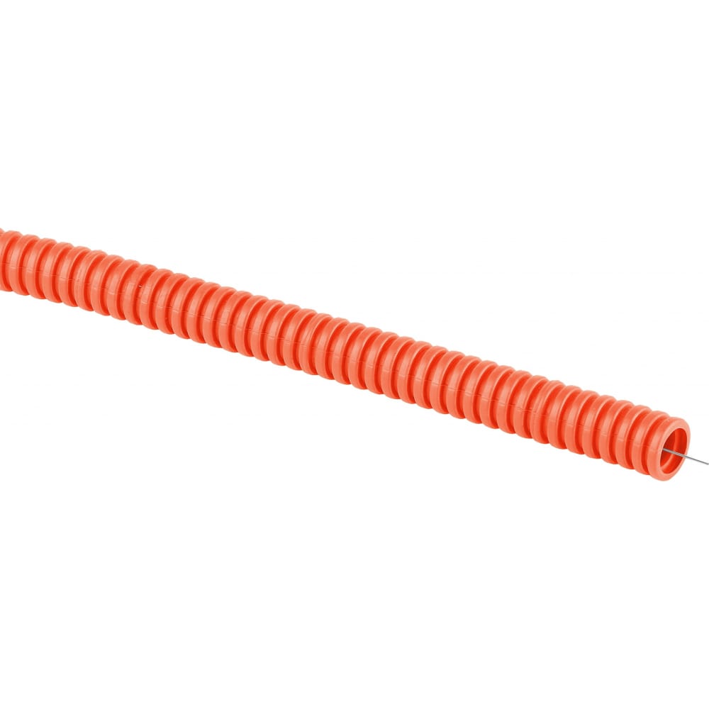 Гофрированная труба ЭРА труба гофрированная dkc d20 мм 100 м пнд легкая с протяжкой оранжевый