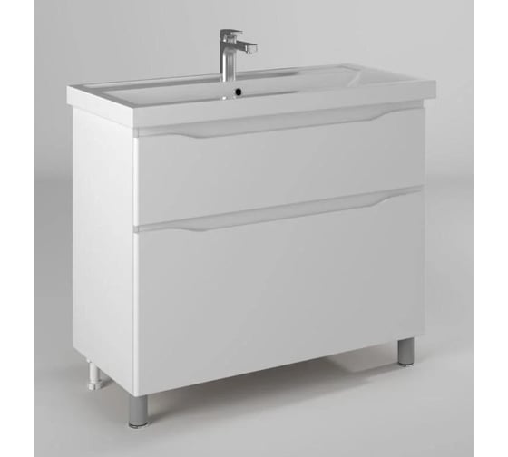 Изображение товара Тумба из ДСП и МДФ BRIZ Мальта т8-100 (ум-к Фостер) 365 03-08100-06 00 БЕЛ