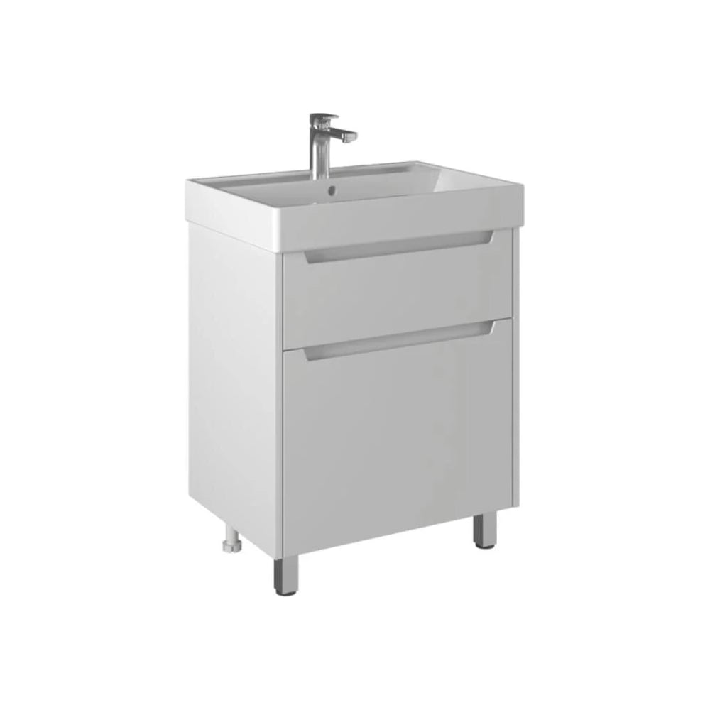 Изображение товара Тумба из ДСП и МДФ BRIZ Мастер т8-65 современная мебель для хранения белая