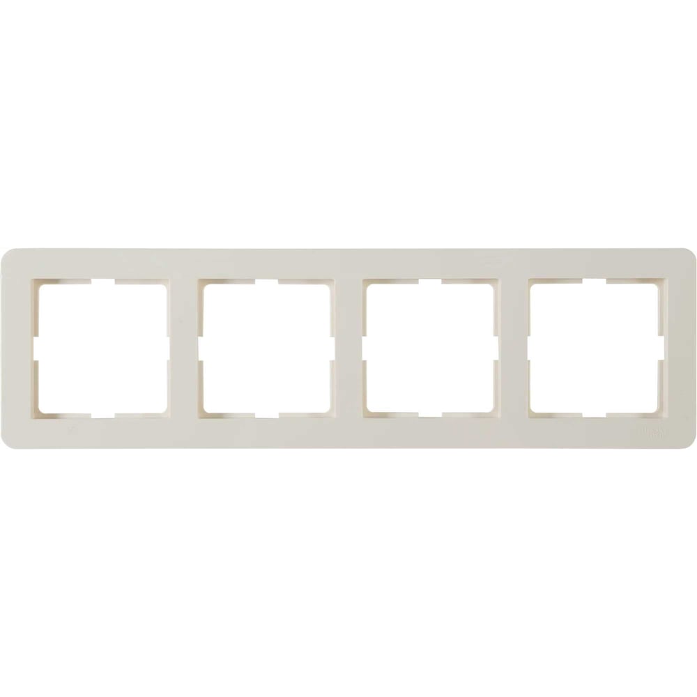 Изображение товара Рамка Systeme Electric W59 DECO 4-постовая слоновая кость для кабельных систем