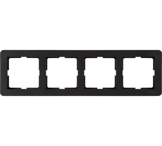 Изображение товара Рамка Systeme Electric W59 DECO 4-постовая, графит KD-4D-138