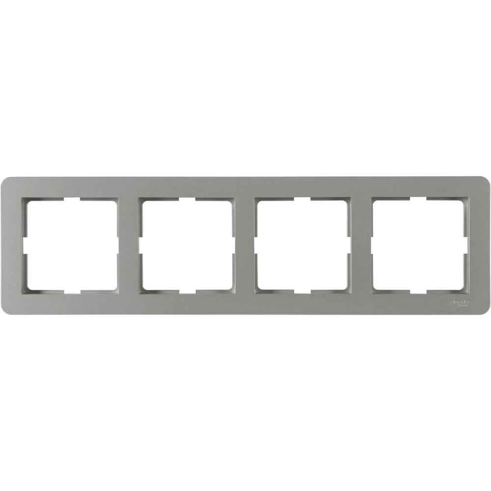 Изображение товара Рамка Systeme Electric W59 DECO 4-постовая платина для электромонтажа