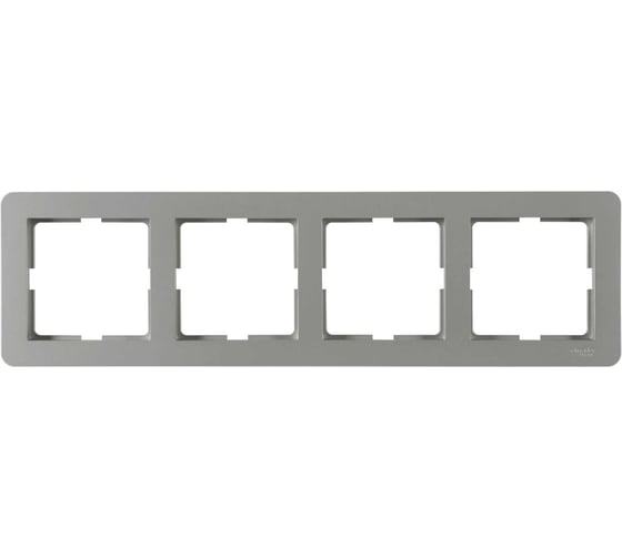 Изображение товара Рамка Systeme Electric W59 DECO 4-постовая, платина KD-4D-128