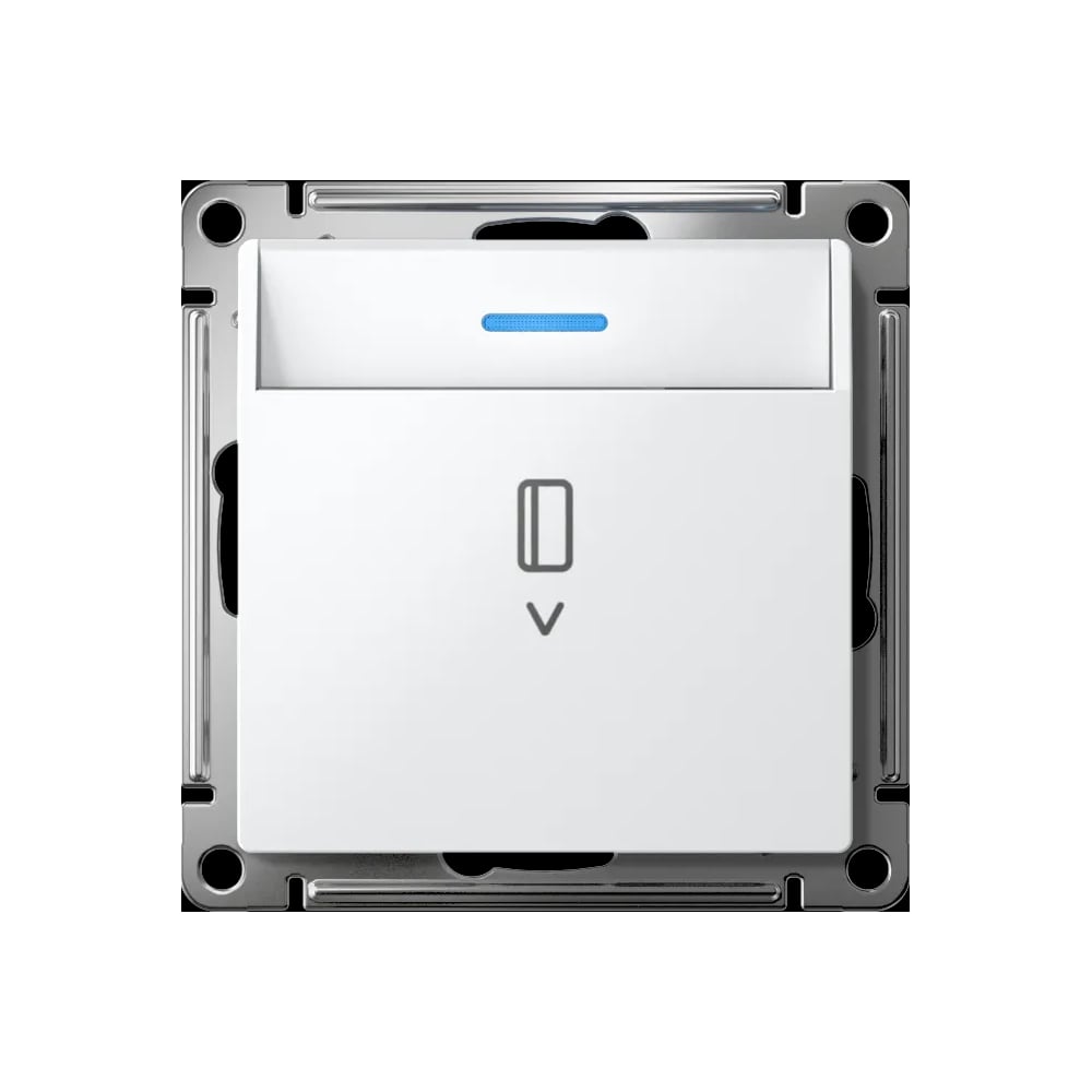 Изображение товара Выключатель карточный Systeme Electric ATLASDESIGN подсветка 10А IP20 белый