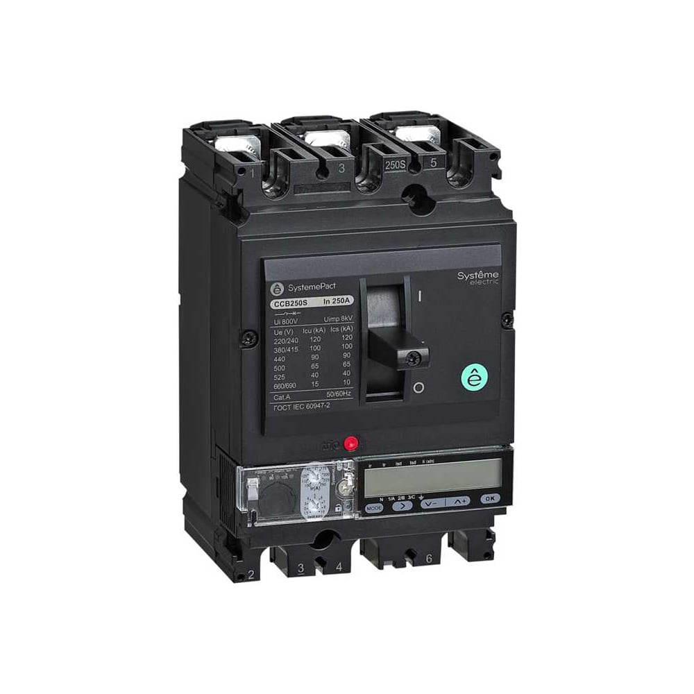 Изображение товара Автоматический выключатель SYSTEMEPACT CCB100 100KA 3P 100A электрощит