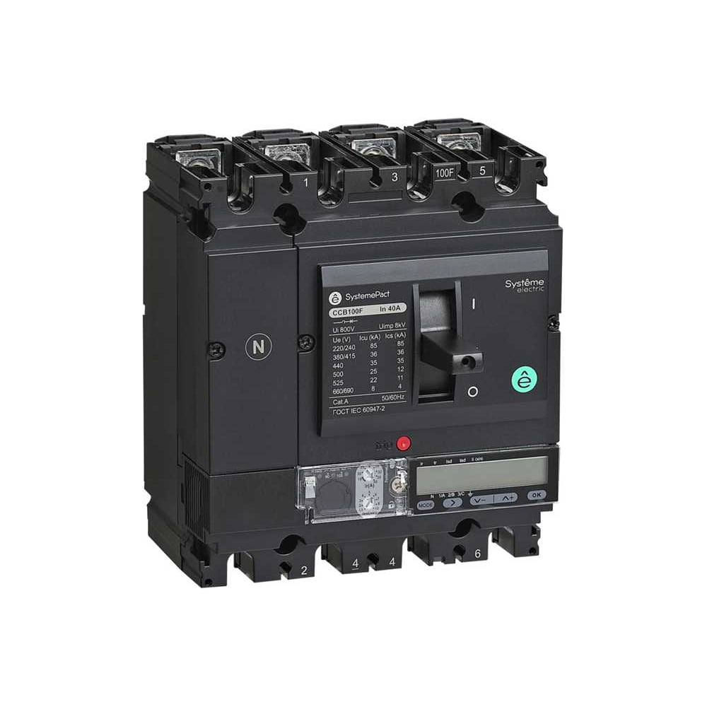 Изображение товара Автоматический выключатель Systeme Electric SYSTEMEPACT 160A 50KA 4P IP20