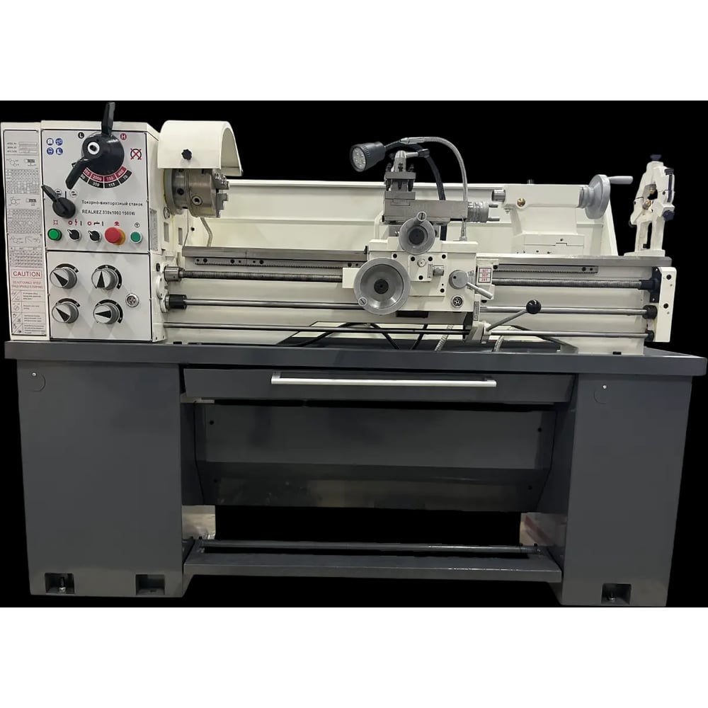 Изображение товара Профессиональный токарно-винторезный станок REALREZ 330x1000