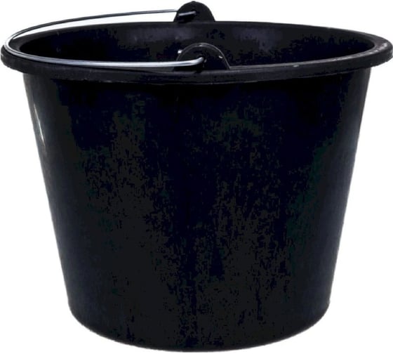 Изображение товара Ведро строительное ООО ПК Тандем-АГРО 12 л, черное 4630435960493