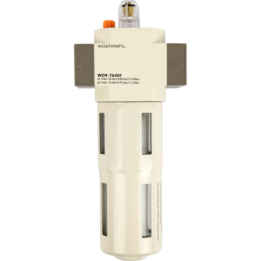 Изображение товара Лубрикатор WIEDERKRAFT 1/2 16 бар для промышленной смазки